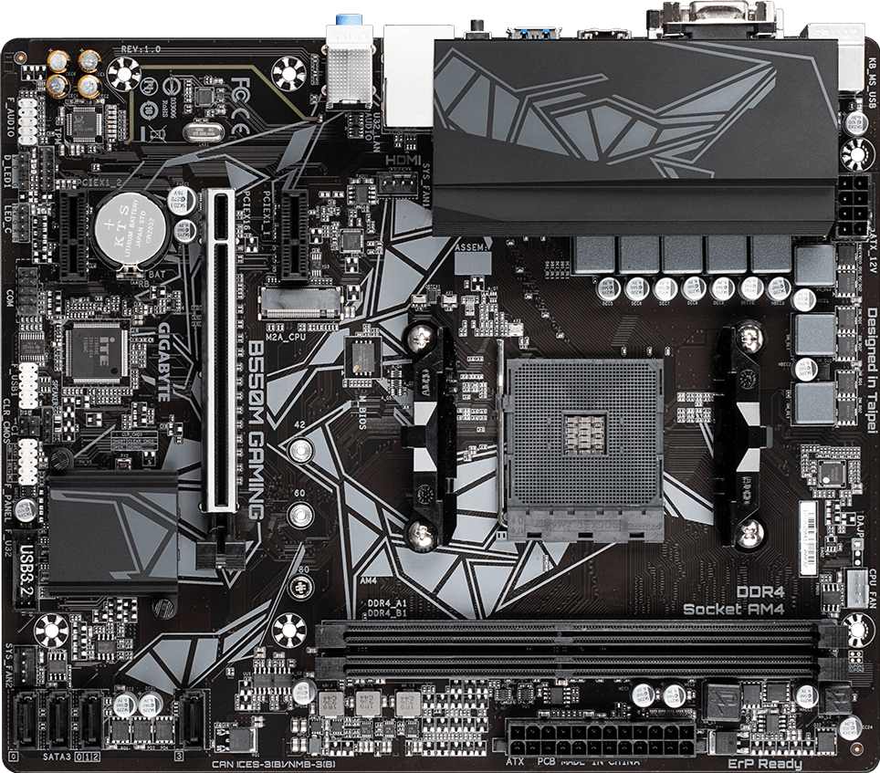 Gigabyte B550M Gaming Motherboard (Micro-ATX) for AMD Ryzen AM4