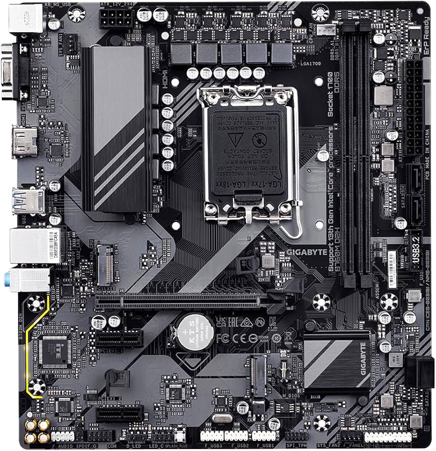 Gigabyte B760M D2H Motherboard (Intel LGA 1700)