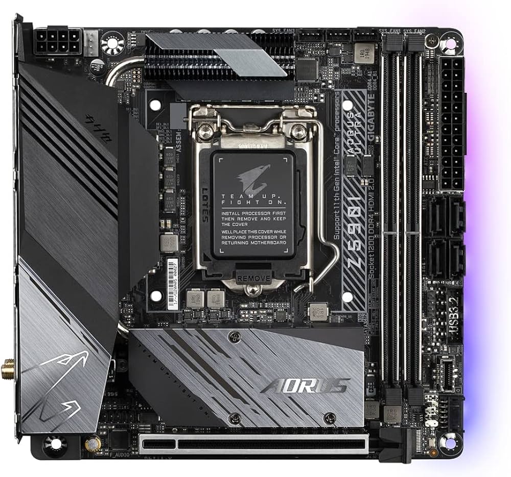 Gigabyte Z590I AORUS ULTRA Mini-ITX Motherboard | Intel 10th & 11th Gen | DDR4