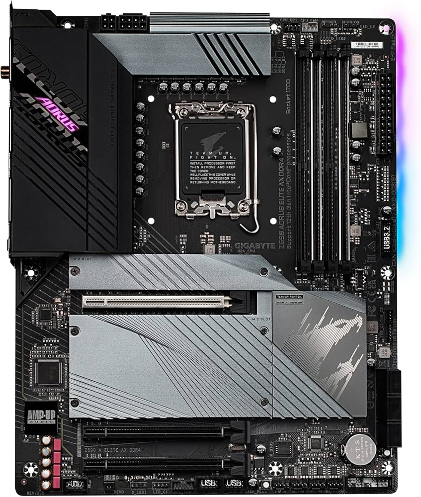 Gigabyte Z690 A ELITE DDR4 V2 Motherboard | Intel 12th & 13th Gen | LGA1700 | ATX