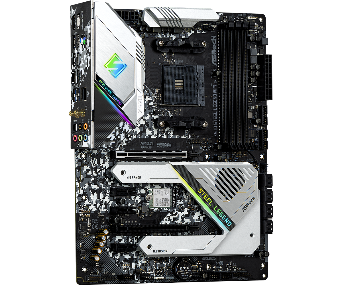 ASRock X570 Steel Legend Motherboard for AMD Ryzen AM4