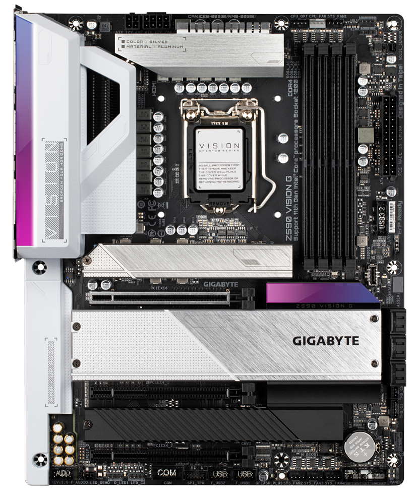 Gigabyte Z590 VISION G Motherboard | Intel 10th & 11th Gen | DDR4