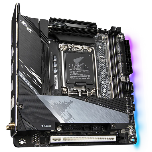 Gigabyte Z690I A Ultra Plus Motherboard | Intel 12th/13th Gen | DDR5 | PCIe 5.0 | WiFi 6E | Mini-ITX