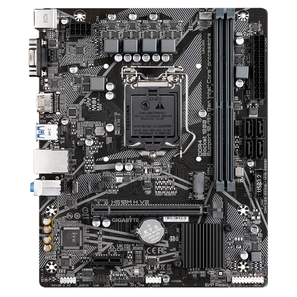 Gigabyte H510M S2H Motherboard | Intel 10th & 11th Gen | DDR4 | Micro-ATX