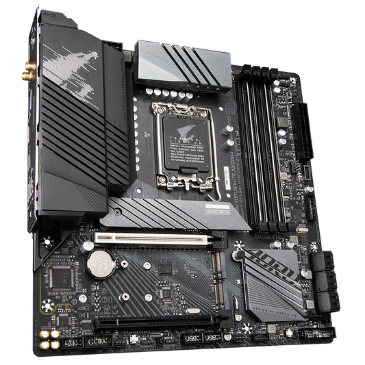 Gigabyte Z690M AORUS ELITE AX DDR4 Motherboard | Intel 12th/13th Gen | PCIe 5.0 | WiFi 6 | Micro-ATX