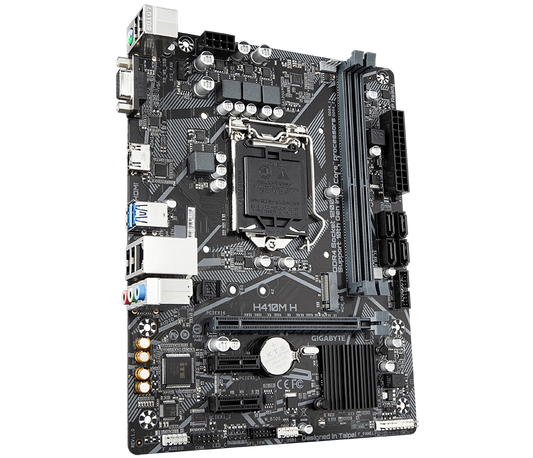 Gigabyte H410MH Motherboard | Intel 10th Gen LGA1200 | Micro-ATX DDR4