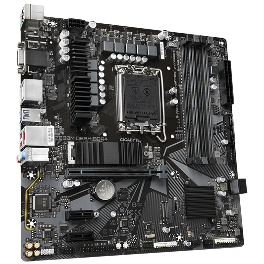 Gigabyte Z690M DS3H DDR4 Motherboard | Intel 12th/13th Gen | PCIe 5.0 | Micro-ATX | DDR4