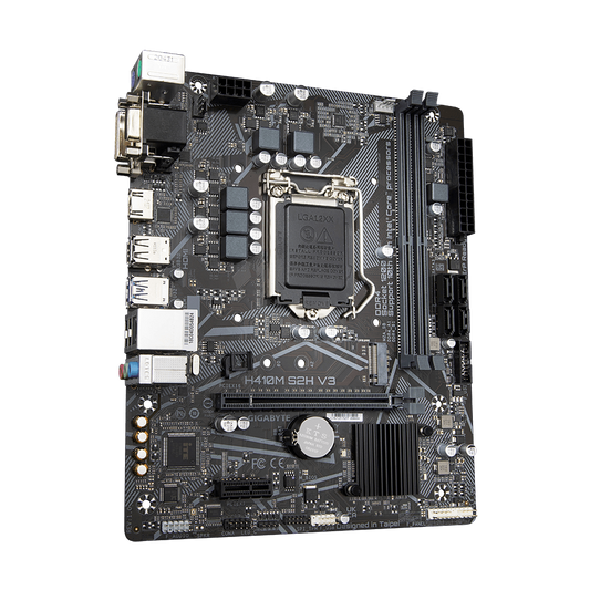 Gigabyte H410M S2H Motherboard | Intel 10th Gen | LGA1200 | DDR4 | Micro-ATX