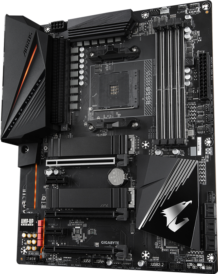 Gigabyte B550 AORUS PRO AC Motherboard (WiFi) for AMD Ryzen AM4