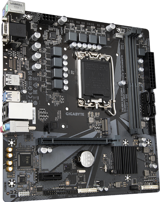Gigabyte H610M S2 DDR4 Motherboard | Intel 12th & 13th Gen | LGA1700 | Micro-ATX