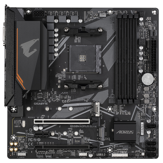 Gigabyte B550M AORUS ELITE Motherboard (Micro-ATX) for AMD Ryzen AM4