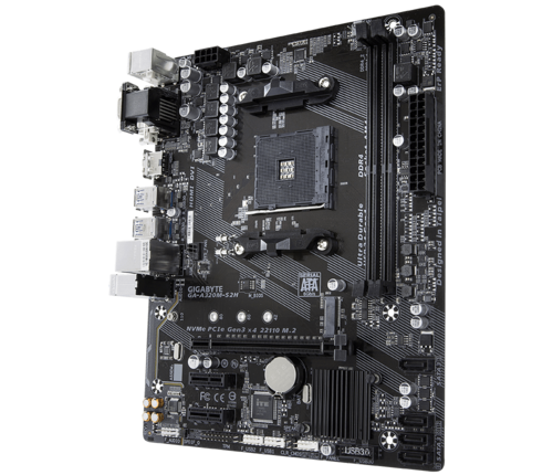 Gigabyte A320 S2H AMD AM4 Socket Micro ATX Motherboard