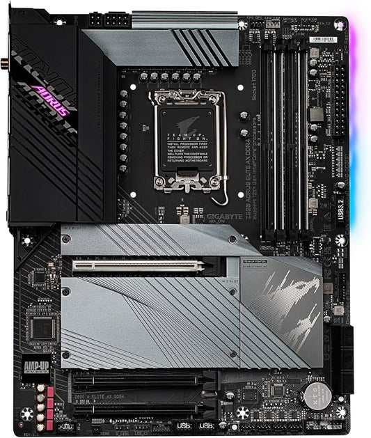 Gigabyte Z690 AORUS ELITE AX DDR4 Motherboard | Intel 12th & 13th Gen | LGA1700 | WiFi 6 | ATX