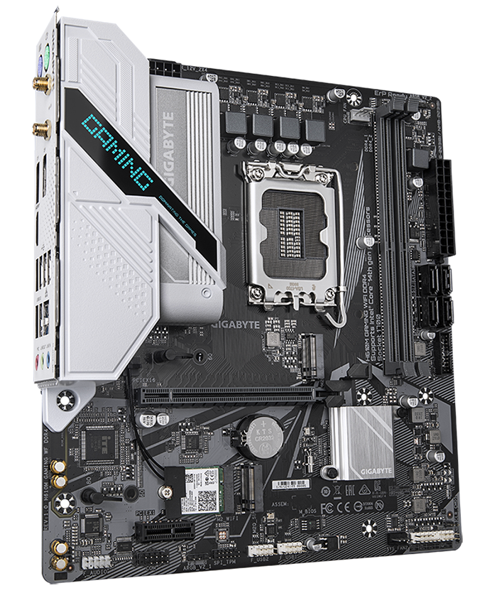 Gigabyte H610M Gaming WiFi DDR4 Motherboard | Intel 12th & 13th Gen | LGA1700 | Micro-ATX