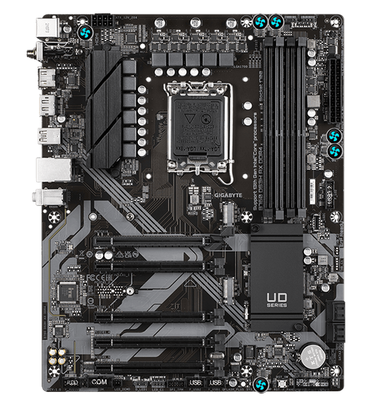 Gigabyte B760M DS3H AX Motherboard (WiFi) for Intel 12th/13th/14th Gen